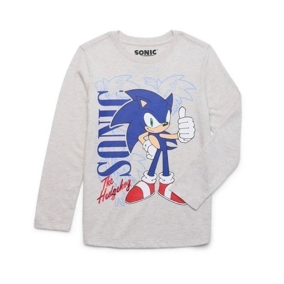 NWT. SONIC Solo Stance Kids Graphic Long Sleeve Shirt - Picture 1 of 5